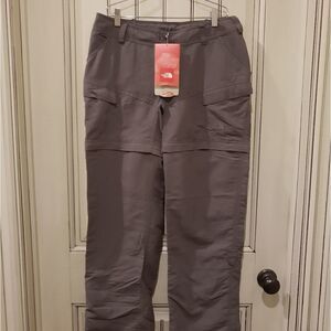 The North Face Cargo Sonnet Grey Size 10 Pant Short Capri Multi Wear